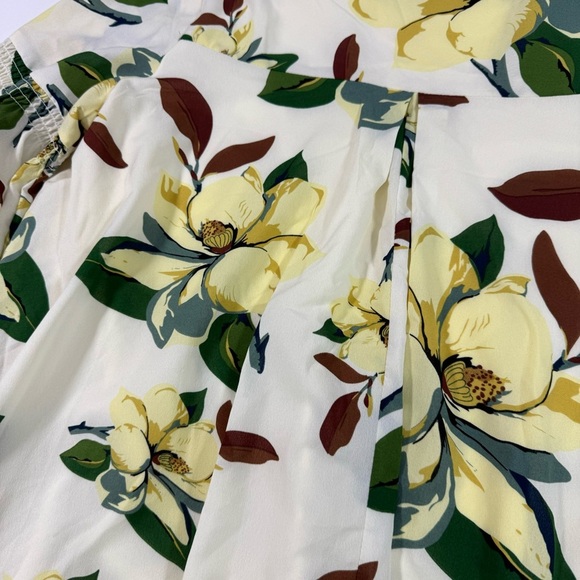 Mango Balloon Sleeve Swing Dress Magnolia Floral - Picture 5 of 7